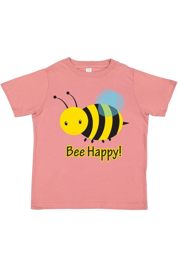 Bee Happy Boys or Girls Toddler T-Shirt