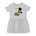 thumbnail image 1 of Inktastic Bee Happy Girls Toddler Dress, 1 of 5