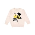 thumbnail image 1 of Inktastic Bee Happy Toddler Sweatshirt, 1 of 4