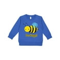 thumbnail image 1 of Inktastic Bee Happy Toddler Sweatshirt, 1 of 4