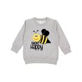 thumbnail image 1 of Inktastic Bee Happy Toddler Sweatshirt, 1 of 4