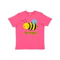 thumbnail image 1 of Inktastic Bee Happy Youth T-Shirt, 1 of 5