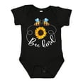 thumbnail image 1 of Inktastic Bee Kind Bees and Sunflower Boys or Girls Baby Bodysuit, 1 of 5