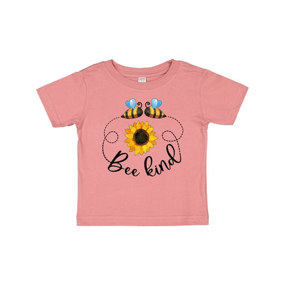 Inktastic Bee Kind Bees and Sunflower Boys or Girls Baby T-Shirt