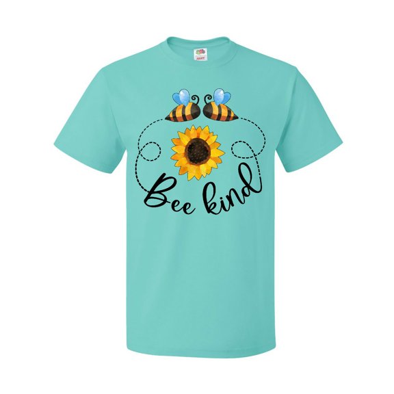 Inktastic Bee Kind Bees and Sunflower T-Shirt