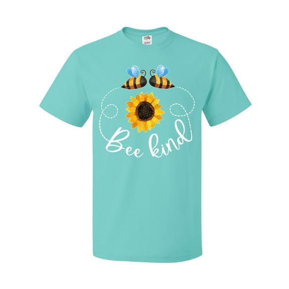 Inktastic Bee Kind Bees and Sunflower T-Shirt