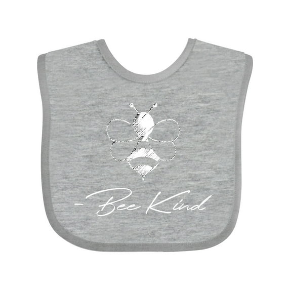 Inktastic Bee Kind Cute Bee Boys or Girls Baby Bib