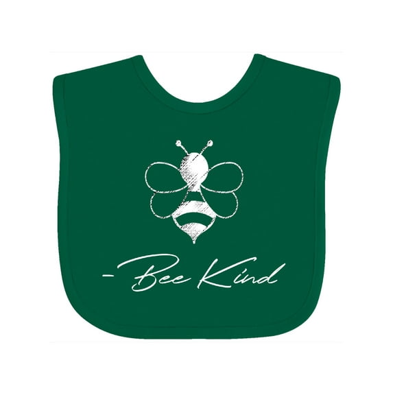 Inktastic Bee Kind Cute Bee Boys or Girls Baby Bib