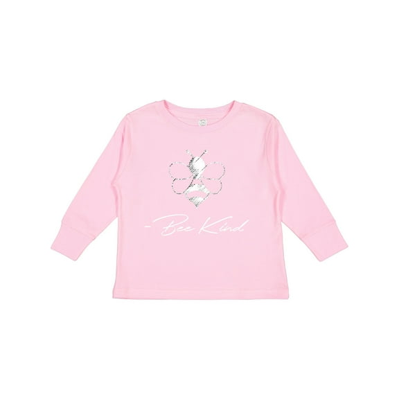 Inktastic Bee Kind Cute Bee Boys or Girls Long Sleeve Toddler T-Shirt