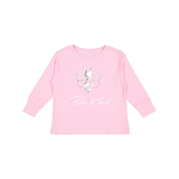 Inktastic Bee Kind Cute Bee Boys or Girls Long Sleeve Toddler T-Shirt