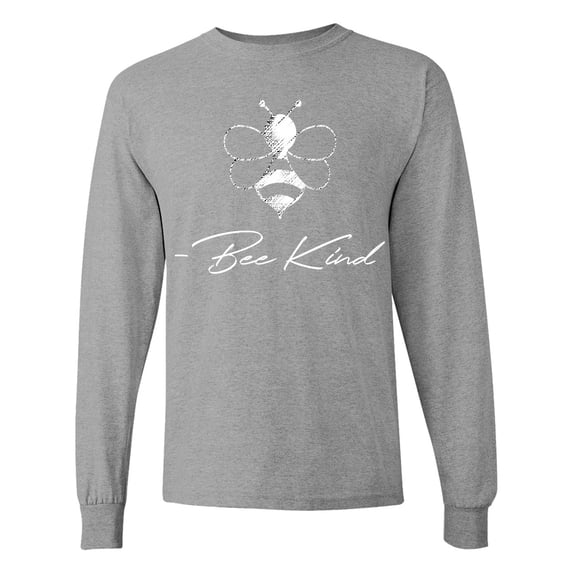 Inktastic Bee Kind Cute Bee Long Sleeve T-Shirt