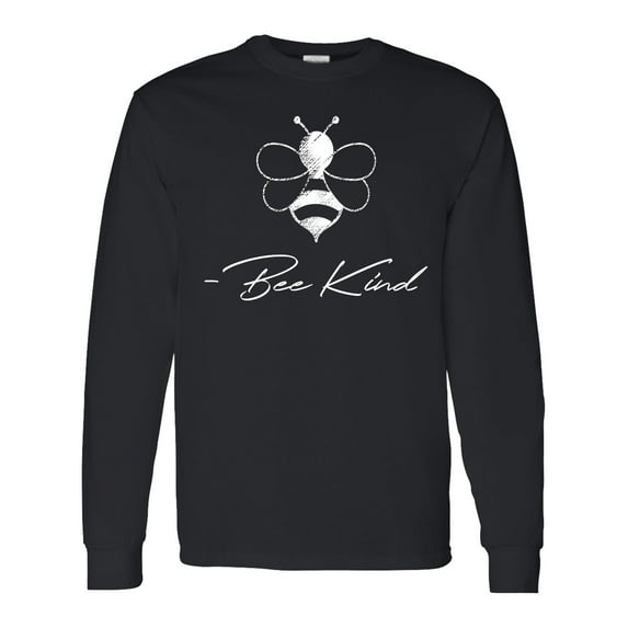 Inktastic Bee Kind Cute Bee Long Sleeve T-Shirt