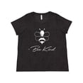 thumbnail image 1 of Inktastic Bee Kind Cute Bee Women's Plus Size T-Shirt, 1 of 5