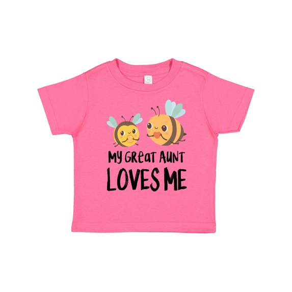 Inktastic Bees My Great Aunt Loves Me Boys or Girls Toddler T-Shirt