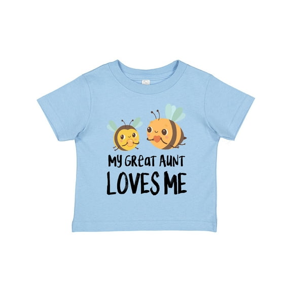 Inktastic Bees My Great Aunt Loves Me Boys or Girls Toddler T-Shirt