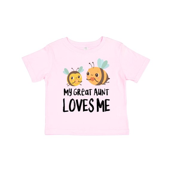 Inktastic Bees My Great Aunt Loves Me Boys or Girls Toddler T-Shirt