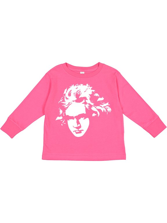 Beethoven Classical Music Composer Boys or Girls Long Sleeve Toddler T-Shirt