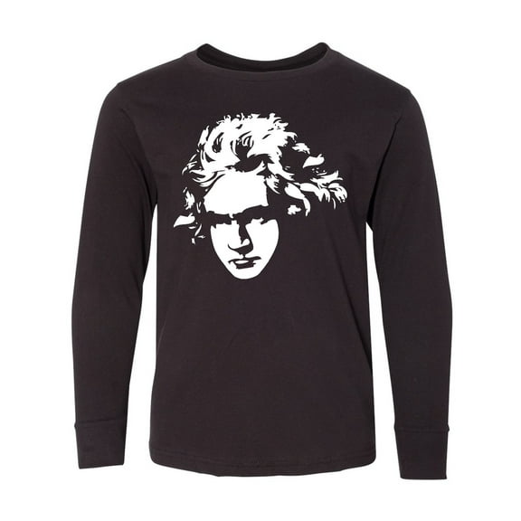 Inktastic Beethoven Classical Music Composer Gift Long Sleeve Youth T-Shirt