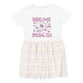 thumbnail image 1 of Inktastic Being Cute is My Special-tea Teapot and Teacup Girls Toddler Dress, 1 of 5