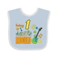 thumbnail image 1 of Inktastic Being One Rocks First Birthday Boys or Girls Baby Bib, 1 of 4