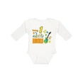 thumbnail image 1 of Inktastic Being One Rocks First Birthday Boys or Girls Long Sleeve Baby Bodysuit, 1 of 5