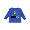 thumbnail image 1 of Inktastic Being Two Rocks Second Birthday Boys or Girls Long Sleeve Toddler T-Shirt, 1 of 5