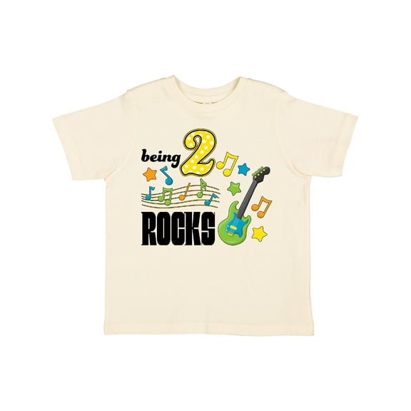 Inktastic Being Two Rocks Second Birthday Boys or Girls Toddler T-Shirt