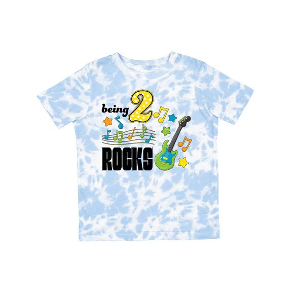 Inktastic Being Two Rocks Second Birthday Boys or Girls Toddler T-Shirt