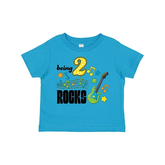 Inktastic Being Two Rocks Second Birthday Boys or Girls Toddler T-Shirt