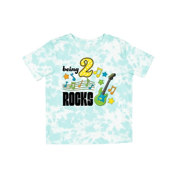 Inktastic Being Two Rocks Second Birthday Boys or Girls Toddler T-Shirt