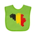 thumbnail image 1 of Inktastic Belgian Map Flag Boys or Girls Baby Bib, 1 of 4