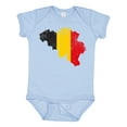 thumbnail image 1 of Inktastic Belgian Map Flag Boys or Girls Baby Bodysuit, 1 of 5