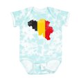 thumbnail image 1 of Inktastic Belgian Map Flag Boys or Girls Baby Bodysuit, 1 of 5