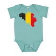 thumbnail image 1 of Inktastic Belgian Map Flag Boys or Girls Baby Bodysuit, 1 of 5