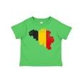 thumbnail image 1 of Inktastic Belgian Map Flag Boys or Girls Toddler T-Shirt, 1 of 5