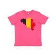 thumbnail image 1 of Inktastic Belgian Map Flag Youth T-Shirt, 1 of 5