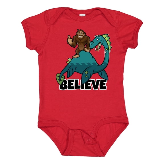 Inktastic Believe Boys or Girls Baby Bodysuit