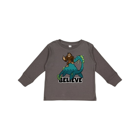 Inktastic Believe Boys or Girls Long Sleeve Toddler T-Shirt