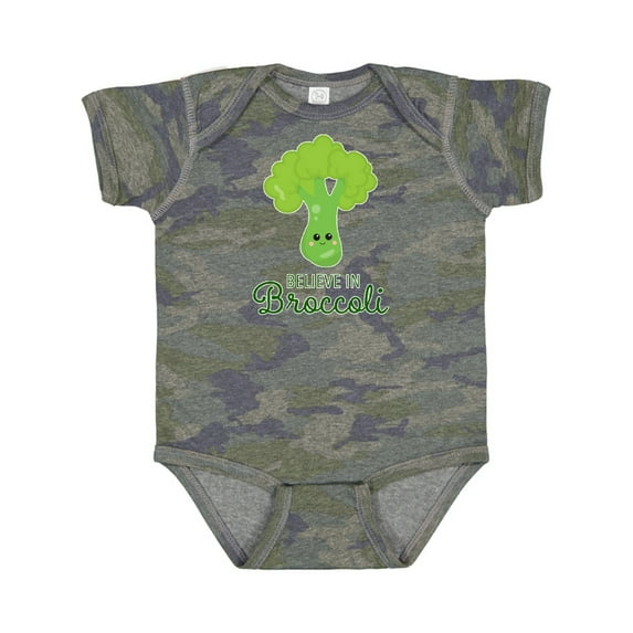 Inktastic Believe in Broccoli Boys or Girls Baby Bodysuit