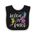 thumbnail image 1 of Inktastic Believe in Fairies Boys or Girls Baby Bib, 1 of 4