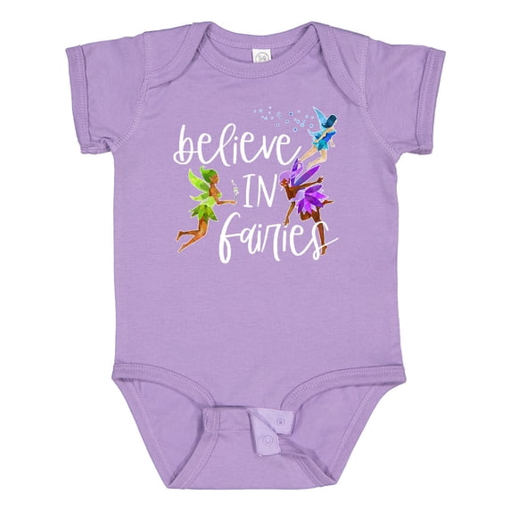 Inktastic Believe in Fairies Boys or Girls Baby Bodysuit