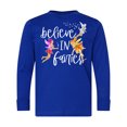 thumbnail image 1 of Inktastic Believe in Fairies Long Sleeve Youth T-Shirt, 1 of 5