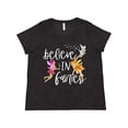 thumbnail image 1 of Inktastic Believe in Fairies Women's Plus Size T-Shirt, 1 of 5
