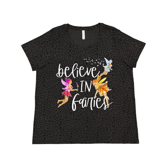 Inktastic Believe in Fairies Women's Plus Size T-Shirt