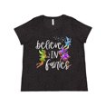 thumbnail image 1 of Inktastic Believe in Fairies Women's Plus Size T-Shirt, 1 of 5
