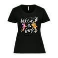 thumbnail image 1 of Inktastic Believe in Fairies Women's Plus Size T-Shirt, 1 of 5
