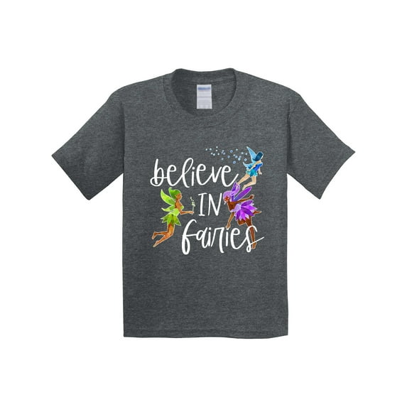 Inktastic Believe in Fairies Youth T-Shirt