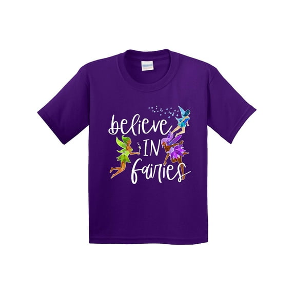 Inktastic Believe in Fairies Youth T-Shirt
