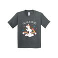 thumbnail image 1 of Inktastic Believe in Unicorns Youth T-Shirt, 1 of 5