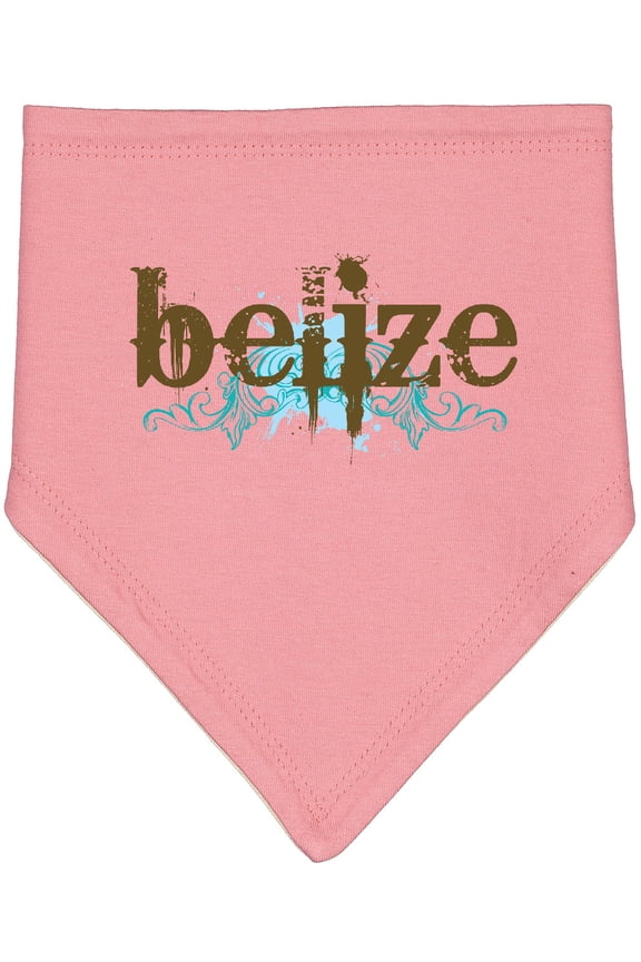 Belize Country Grunge Shirts Baby Bandana Bib